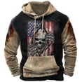 thumbnail image 3 of Sudadera con capucha con estampado de bandera de EE. UU. a la moda para hombre, tendencia de hip hop, ropa vintage Harajuku, novedad de primavera y otoño, sudaderas, tops de gran tamaño, 3 of 5