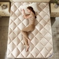 thumbnail image 4 of BEDLORE Memory Foam Mattress Topper Twin, 2" Gel Memory Foam Plus 2" Fluffy Pillow Top Pad for Back Pain, Breathable and Supportive, 4 of 10