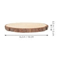 thumbnail image 2 of HEMOTON Natural Wood Circles for DIY Crafts and Home Decoration Creative Unfinished Wood Slices for All Ages 3pcs, 2 of 8