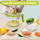 thumbnail image 5 of Exprimidor manual, exprimidor de mano multifuncional, exprimidor de lima limón con mango cómodo, exprimidor de naranja de capacidad (verde), 5 of 5