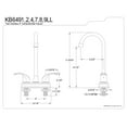 thumbnail image 2 of Kingston Brass Legacy Two Handle 4" Centerset Bar Faucet, 2 of 2