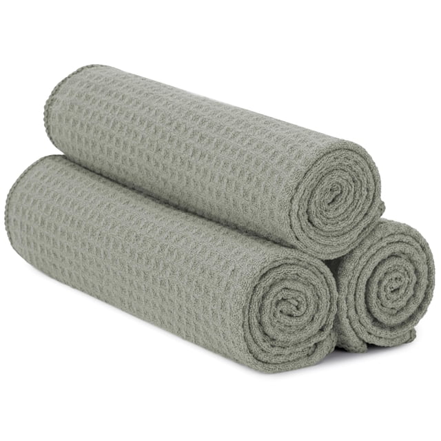 S&T Inc. Toallas De Microfibra Para Gimnasio, Toalla De Yoga Para El Hogar Y Bolsa De Gimnasio, 16 Pulgadas X 27 Pulgadas, Paquete De 3