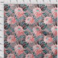 thumbnail image 4 of oneOone Cotton Poplin Grayish Blue Fabric Florals Sewing Fabric By The Yard Printed Diy Clothing Sewing Supplies 42 Inch Wide, 4 of 6