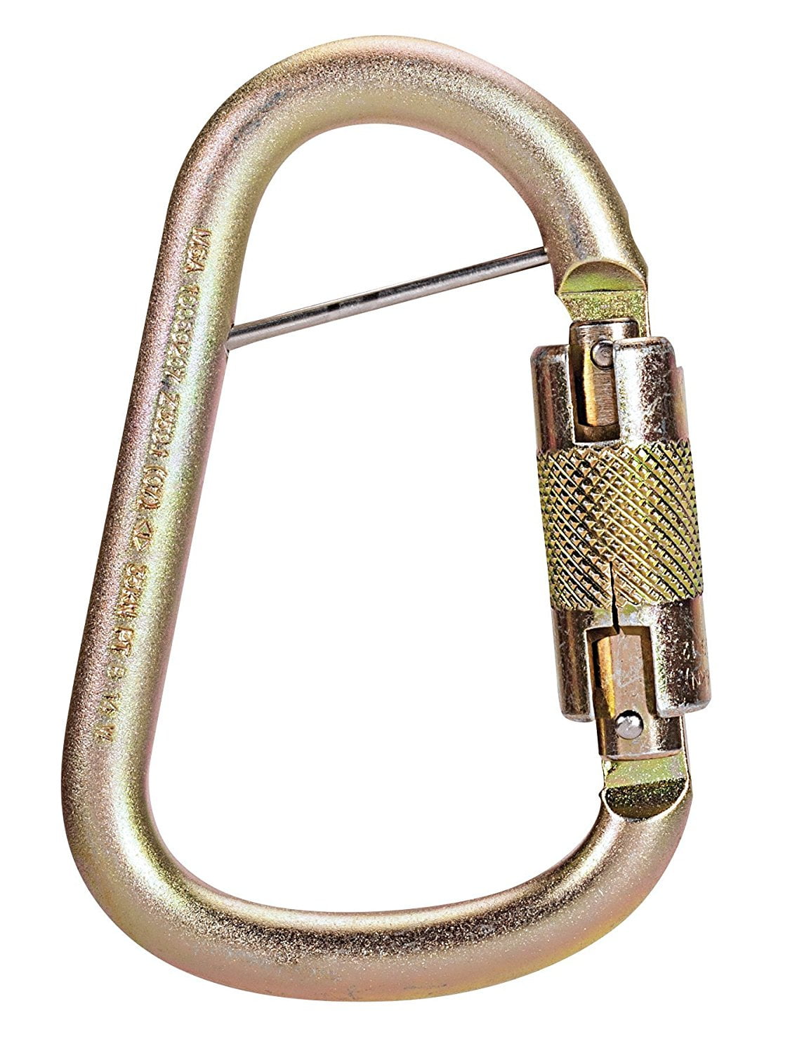 MSA Safety 10089207 ANSICertified AutoLocking Steel Carabiner with 1