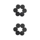 thumbnail image 3 of Tholdsy Pack of 6 Thumbstick Silicone Protector Maintenance Replacement Caps Spare Joystick Parts Console Covers Game Repair for PSVita Negro 2piezas, 3 of 6