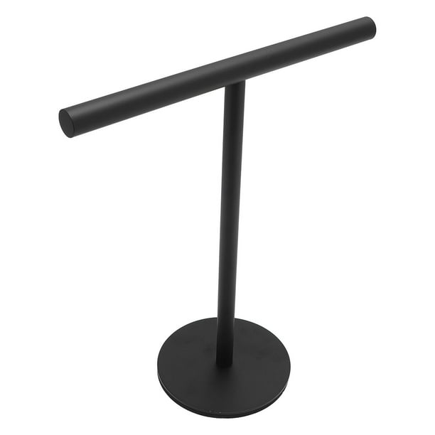 Soporte De Toallas De Mano, Toalla De Metal Toalla De Mano T De Forma Toquiadora De Toallas De Toalla De Toalla Con Organizador De Joyería De Base Pesada Para La