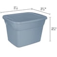 thumbnail image 4 of Sterilite Boîte 68L - Bleu, 4 of 6