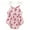 Pink, variant on Musuos Baby Girls Cute Summer Romper 3M 6M 12M 18M Adorable Flower/Butterfly Print Bow Lacing Sleeveless Round Neck Jumpsuit