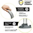 thumbnail image 4 of Toilet Safety Rail - Adjustable Detachable Toilet Safety Frame with Handles Heavy-Duty Toilet Safety Rails Stand Alone - Toilet Safety Rails for Elderly, Handicapped - Fits Most Toilets MedicalKingUsa, 4 of 7