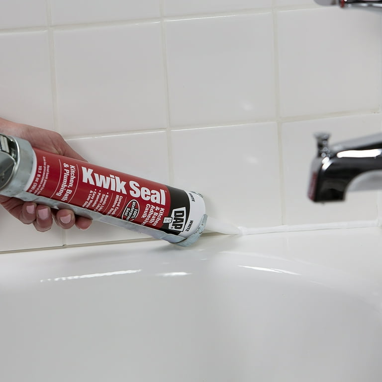 DAP Kwik Seal White Kitchen & Bath Acrylic Latex Caulk photo 3