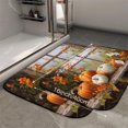 thumbnail image 2 of 1pc Pumpkins by the Window Absorbent Non-Slip Bathroom Thickened Flannel Rug Decor,Soft,Quick Drying,Suitable For Indoor/outdoor Use,Bathrooms,Bedrooms,Kitchens,Terrace,Laundry Rooms,16"x24", 2 of 9