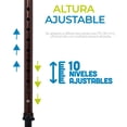 thumbnail image 4 of Bastón Ajustable para Adultos Mayores  Antiderrapante, Ligero y Resistente, Soporta Hasta 100 kg, Mango Ergonómico de Espuma, 4 Patas para Mayor Estabilidad, 4 of 6