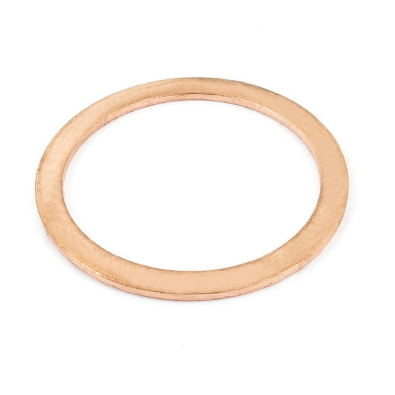 Unique Bargains 32mmx42mmx2mm Copper Flat Washer Gasket Spacer Ring Seal Fitting Fasteners
