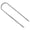 30cm silver U shape, variant on 3Pcs Galvanised Steel Ground Anchors Stakes L/Ushape Trampolines Rebars Stakes Tent Nails Garden Stake Camping Tent Peg