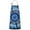 Blue White Tie, variant on Colorful Rainbow Tie Dye Spiral Pattern Apron-Garden Aprons for Women with Pockets-Cotton Linen Waterproof Kitchen Cooking Gardening Aprons Adjustable for Kitchen,Cooking,BBQ and Salon 33x27 Inch