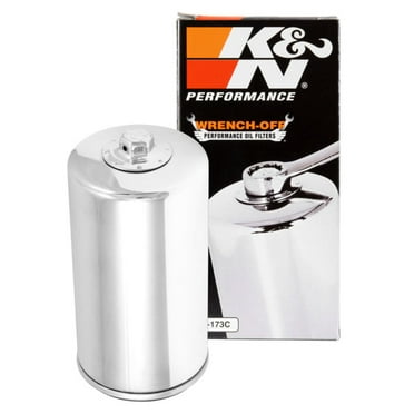 K&N Motorcycle Oil Filter: High Performance, Premium, Designed to be used with Synthetic or Conventional Oils: Fits Select Harley Davidson Motorcycles, KN-173C