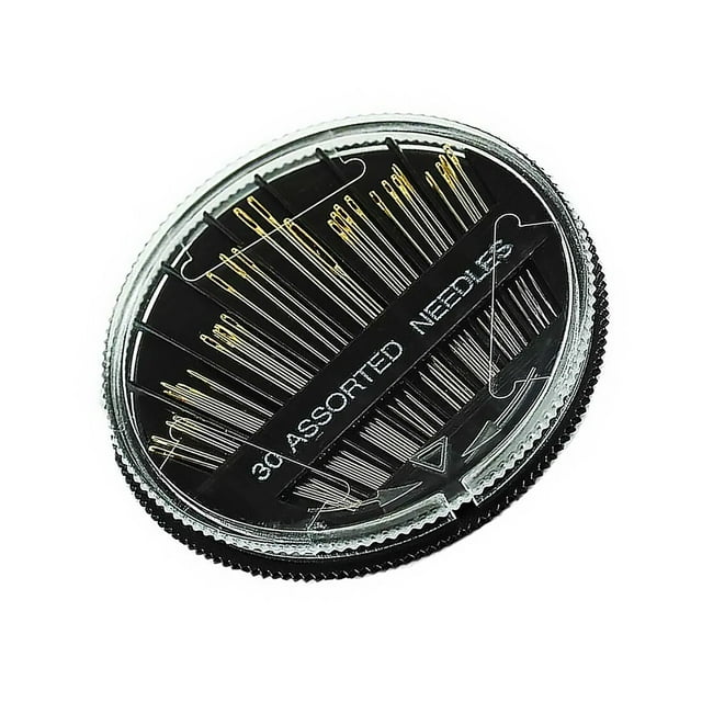 30Pcs Sewing Needles Manual Assorted Self-Threading Embroidery Needle Women Men Adults Handheld Stitch Profeesional Needlework Tools Elderly