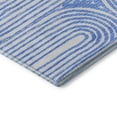 thumbnail image 4 of Addison Rugs Mayfield Washable Contemporary Art Deco Blue Rectangle Rug, 3' x 5', 4 of 6