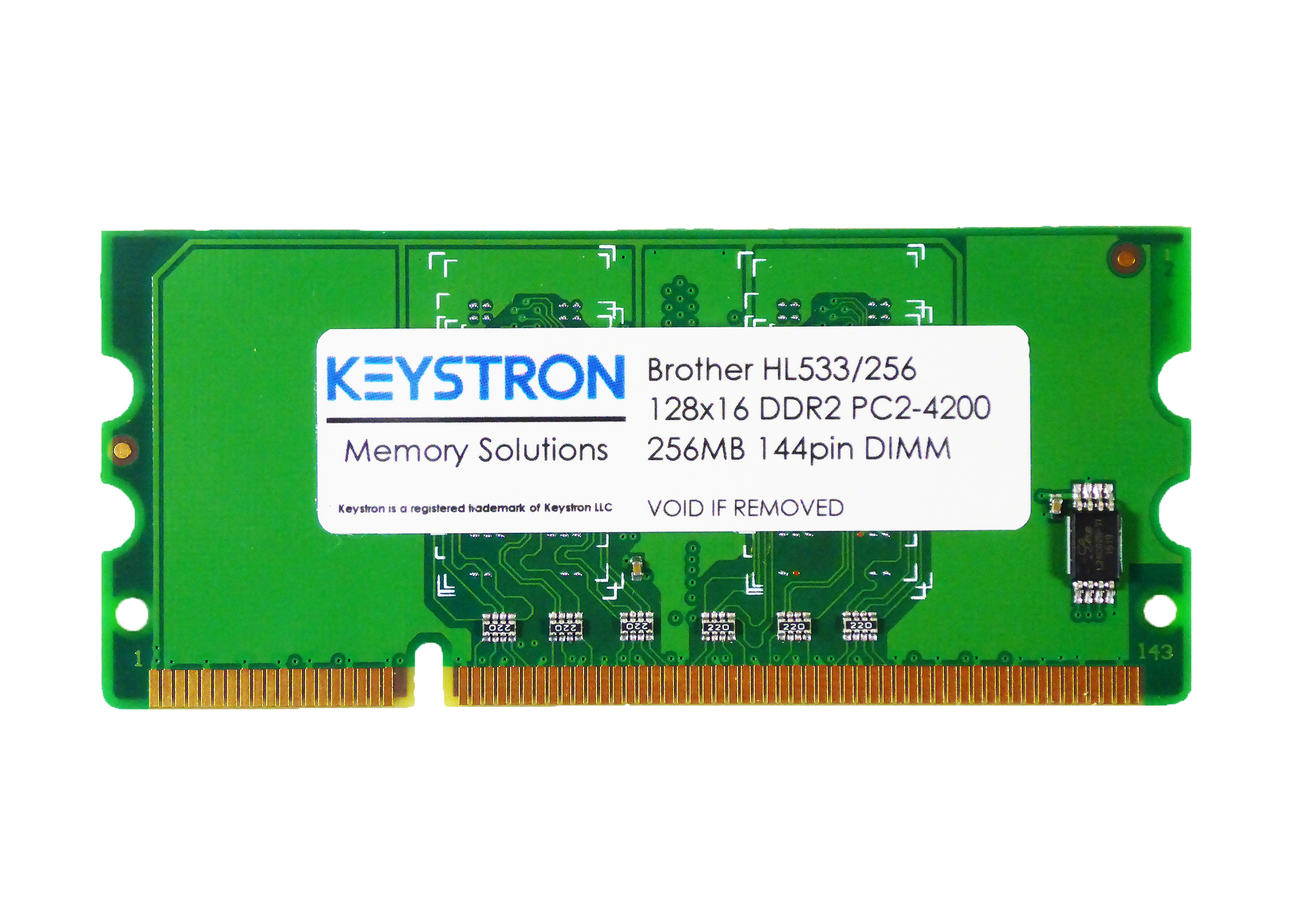256MB DDR2 144pin 16-bit Memory Upgrade for Brother Laser Printer DCP-8110DN, DCP-8150DN, DCP-8155DN - image 2 of 2
