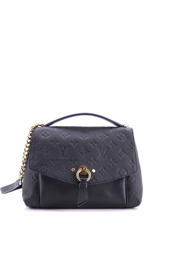 Pre-Owned Blanche Handbag Monogram Empreinte Leather BB By Rebag