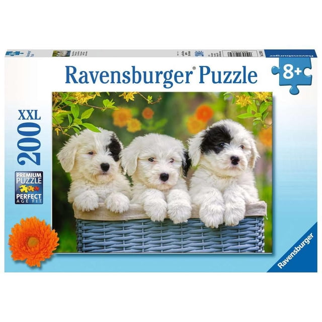 Ravensburger Rompecabezas: Perritos Kids XXL 200 piezas blanco Estándar