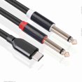 thumbnail image 5 of USB C to Dual 6.35mm o Stereo Cord for Smartphones and Multimedia Devices, 5 of 5