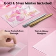 thumbnail image 3 of Srenta Clear Acrylic Place Cards for Table Setting with Silver & Gold Markers | 24 Pack DIY Blank Name Cards for Table, Rectangle Seating Cards for Wedding, Party & Event | 3.54 x 1.96 ‘’2 MM thick, 3 of 7