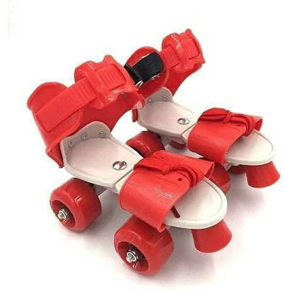 Aravli Roller Skates For Boys And Girls Age Group 5-12 Years Adjustable Inline Skating Shoes For Sport (4-8 Uk, Red) Start Your Training With This Adjustable Roller Skates For Kids