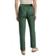 thumbnail image 3 of Pantalones casuales de algodón liso para mujer: con bolsillos, largo, adecuados para la oficina, las vacaciones o las citas, tallas reales, para todas las estaciones, 3 of 5