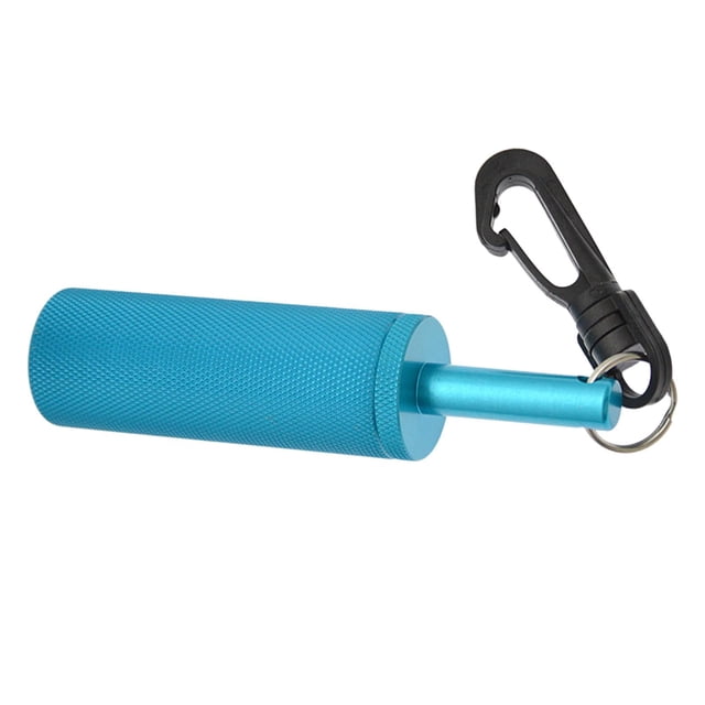 ZLight Scuba Rattle Stick with Clip Loudest with Hook Blue Handheld Diving Stick Pointer Blue 11.8x2.8cm
