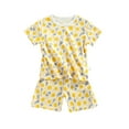 thumbnail image 4 of Kmbangi Vêtements de Loisirs pour Tout-Petits, Imprimés, Manches Courtes, Col Rond, Hauts, Shorts, 4 of 9