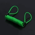 thumbnail image 3 of Disc Lock Cable, Motorcycle Bike Alarm Disc Lock Antitheft Security Spring Reminder Coil Cable(Green), 3 of 9