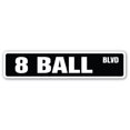 thumbnail image 1 of 8 Ball Street Sign Billiards Pool cue pooltable Darts | Indoor/Outdoor | Â 36" Wide, 1 of 1