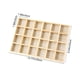 thumbnail image 3 of Bandeja de madera para clasificar con 36 compartimentos | Organizador para manualidades, joyería y artículos de oficina | Bandeja de madera natural para proyectos en el hogar, la cocina y la escuela, 3 of 6