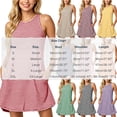 thumbnail image 2 of Tsivenald Casual Summer Dresses for Women Sleeveless Crew Neck Striped Mini Dress with Side Pockets Loose Swing Tunic Dress, 2 of 6