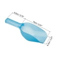 thumbnail image 2 of Pala de Harina para Fabricante de Hielo de Plástico Uxcell de 12oz, Cuchara de Hielo Azul, 4Pcs, 2 of 6