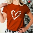 thumbnail image 5 of Up to 65 off!Lolmot Valentine Shirts for Women Cute Love Heart Shirts Graphic Tees Girls Casual Short Sleeve Tops Holiday Gift Tee, 5 of 6