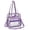 Purple, variant on ibiyuan Clear Bag for Stadium Events Clear Tote Lunch Bag with Non-detachable Reinforced Straps for Work, Sporting Events and Gym