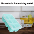 thumbnail image 4 of Bandeja de hielo de silicona para cubos, los cubitos de hielo mantienen su bebida fría, 4 of 5