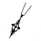 thumbnail image 4 of KAKOWELY Collar de cruz creativo, collar de cruz de vampiro de Halloween para fiesta de cosplay, 4 of 4