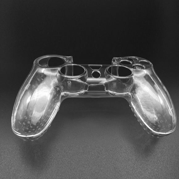 Coque de Manette de Jeu Transparente en ABS Coque de Protection pour Manette; Accessoire de Couverture de Jeu pour PS4