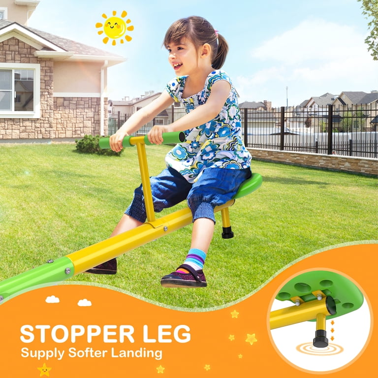 GIKPAL Spinning Teeter Totter, 360 Rotating Seesaw photo 5
