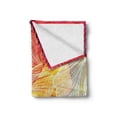 thumbnail image 2 of Retro Soft Flannel Fleece Throw Blanket, Abstract Watercolor Artwork Elements Natural Waved Creative Composition, Cozy Plush for Indoor and Outdoor Use, 50" x 60", Multicolor, by Ambesonne, 2 of 6