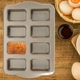 thumbnail image 2 of Mini loaf Pan Mini Loaf Baking Tin Carbon Steel Baking Pan Metal Bread Pan with Multi-grid, 2 of 8