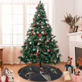 thumbnail image 7 of Sikiie Stylish Avian Gathering 30-48 inches {designName} Print Christmas Tree Skirt Snowman Xmas Tree Skirt with Edge Christmas Decorations for Holiday Party-36", 7 of 7