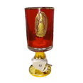 thumbnail image 1 of Lámpara Tipo veladora AGL Vaso ROJO imagen Virgen INCLUYE FOCO E12, 1 of 5