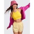 thumbnail image 3 of Top CRZ YOGA Butterluxe para yoga, cuello alto, espalda en Y, amarillo XL, 3 of 6