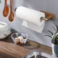 thumbnail image 4 of Paper Towel Holders,Paper Towels Rolls - for Kitchen,Paper Towels Bulk- Self-Adhesive Under Cabinet,Both Available in Adhesive and Screws,Stainless Steel Paper Towel Holder, 4 of 13