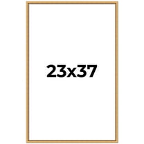 23x37 Frame Beaded Gold Solid Wood Picture Frame | 0.75 Inches Moulding Width | Liscio Oro
