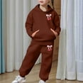 thumbnail image 3 of Tiijoy Toddler Girls 2 Piece Cherry Graphic Hoodie Sweatshirt Sweatpants Outfits, Sizes 3-4T, 3 of 6